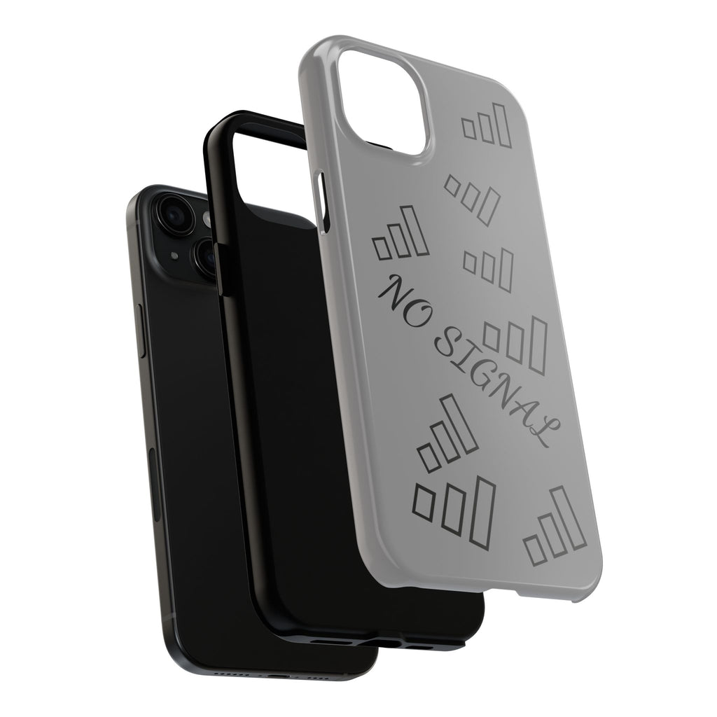No Signal Tough Phone Case — Durable Protective Phone Case with 'No Signal' Design