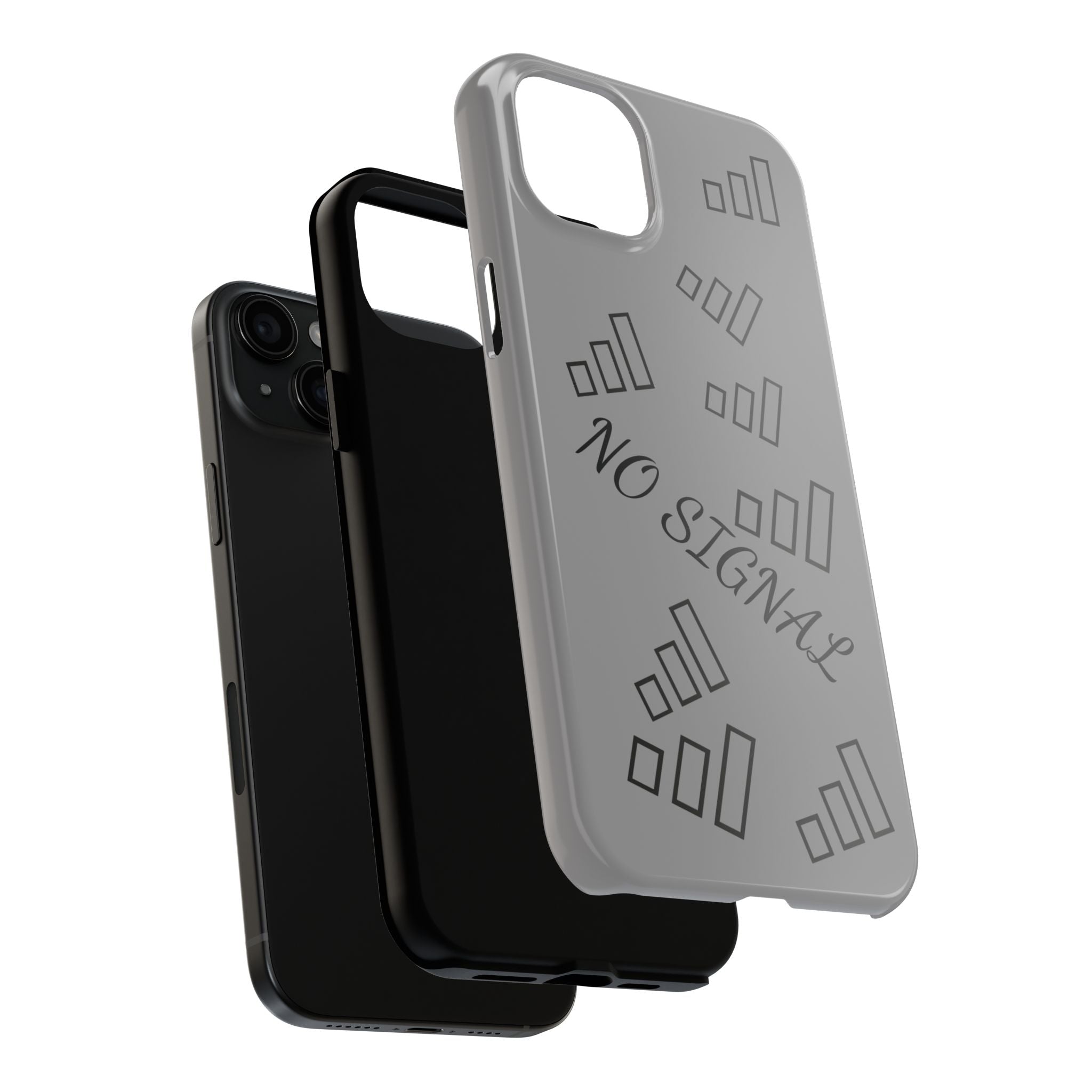 No Signal Tough Phone Case — Durable Protective Phone Case with 'No Signal' Design