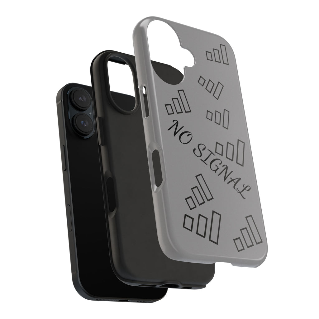 No Signal Tough Phone Case — Durable Protective Phone Case with 'No Signal' Design
