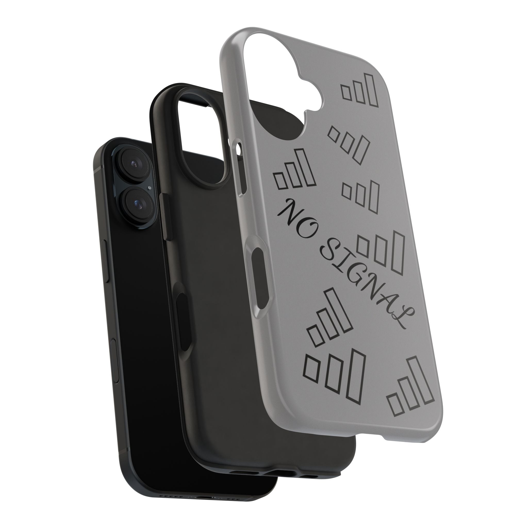 No Signal Tough Phone Case — Durable Protective Phone Case with 'No Signal' Design