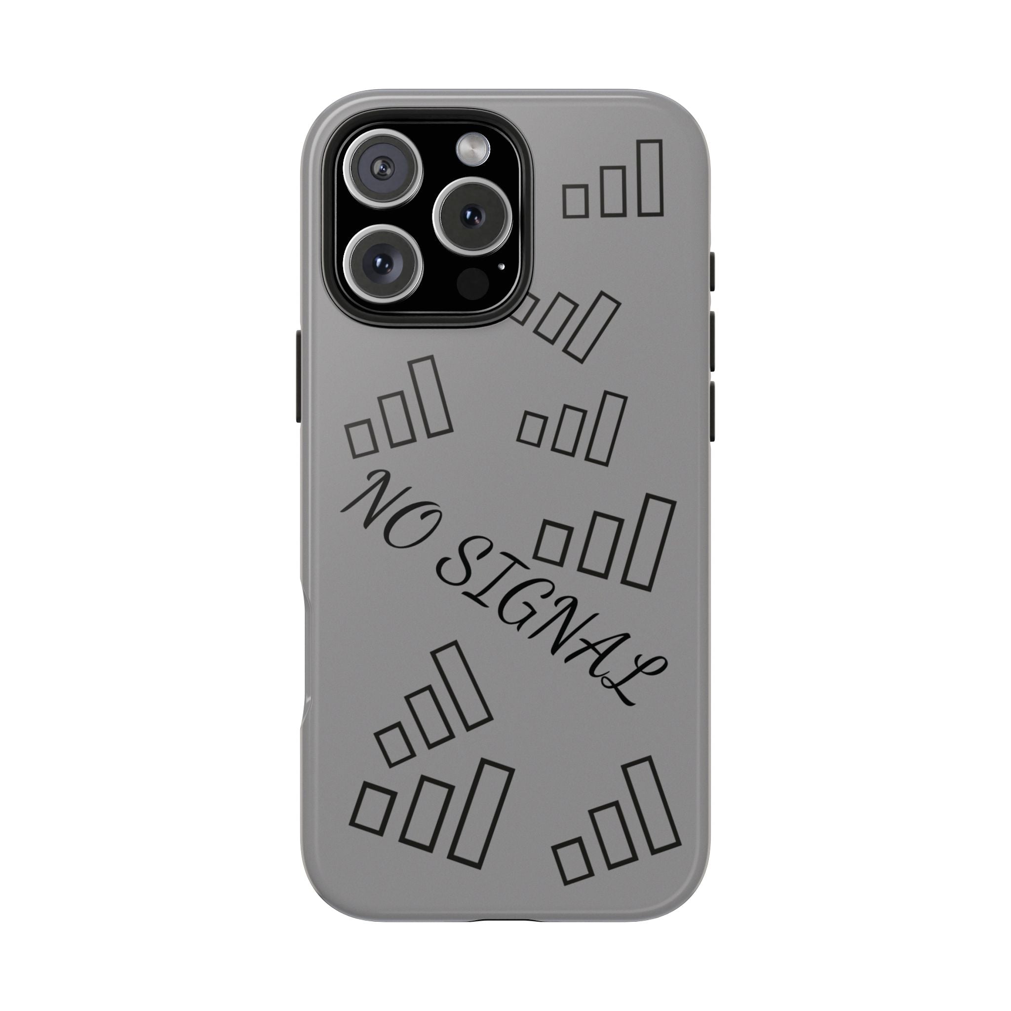 No Signal Tough Phone Case — Durable Protective Phone Case with 'No Signal' Design
