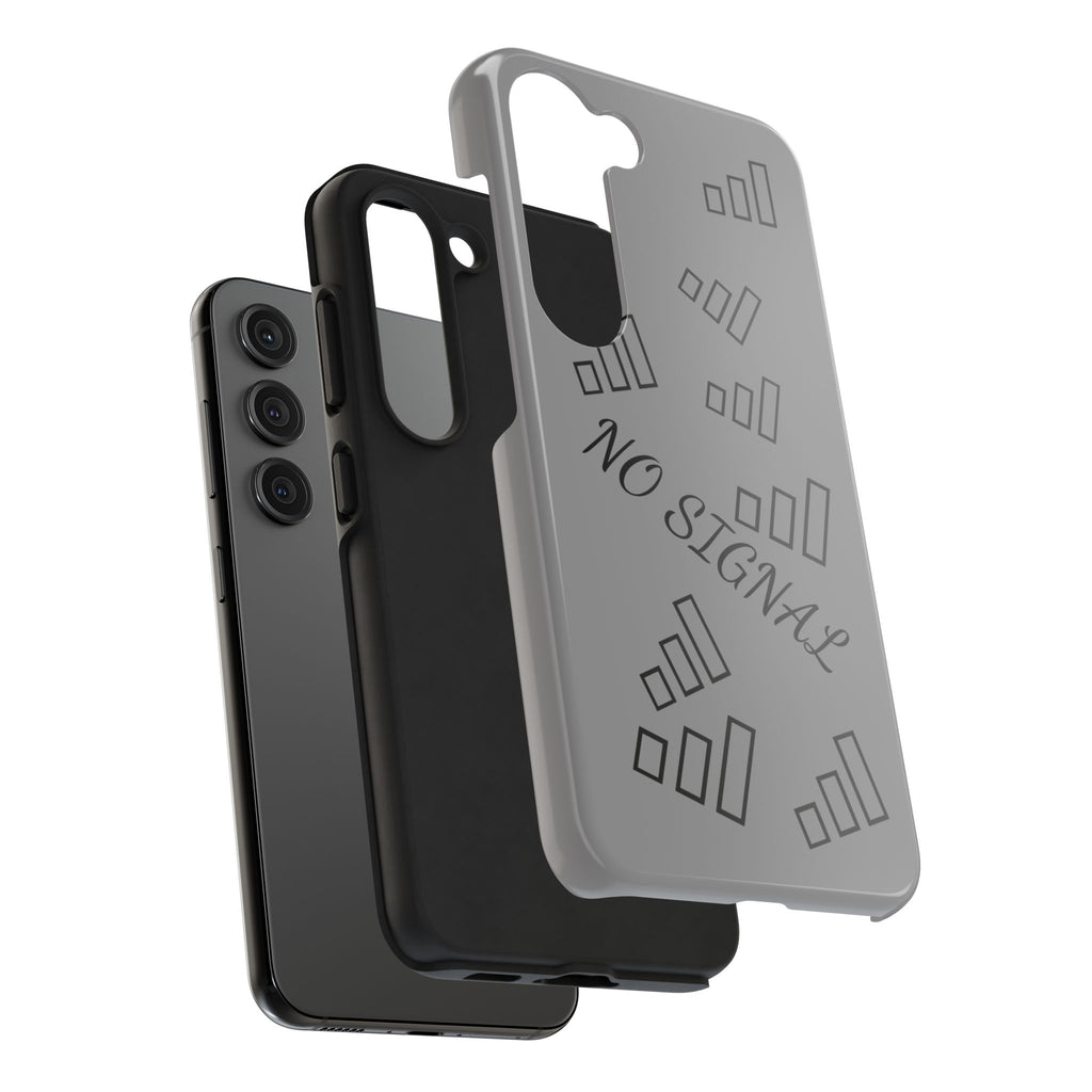 No Signal Tough Phone Case — Durable Protective Phone Case with 'No Signal' Design