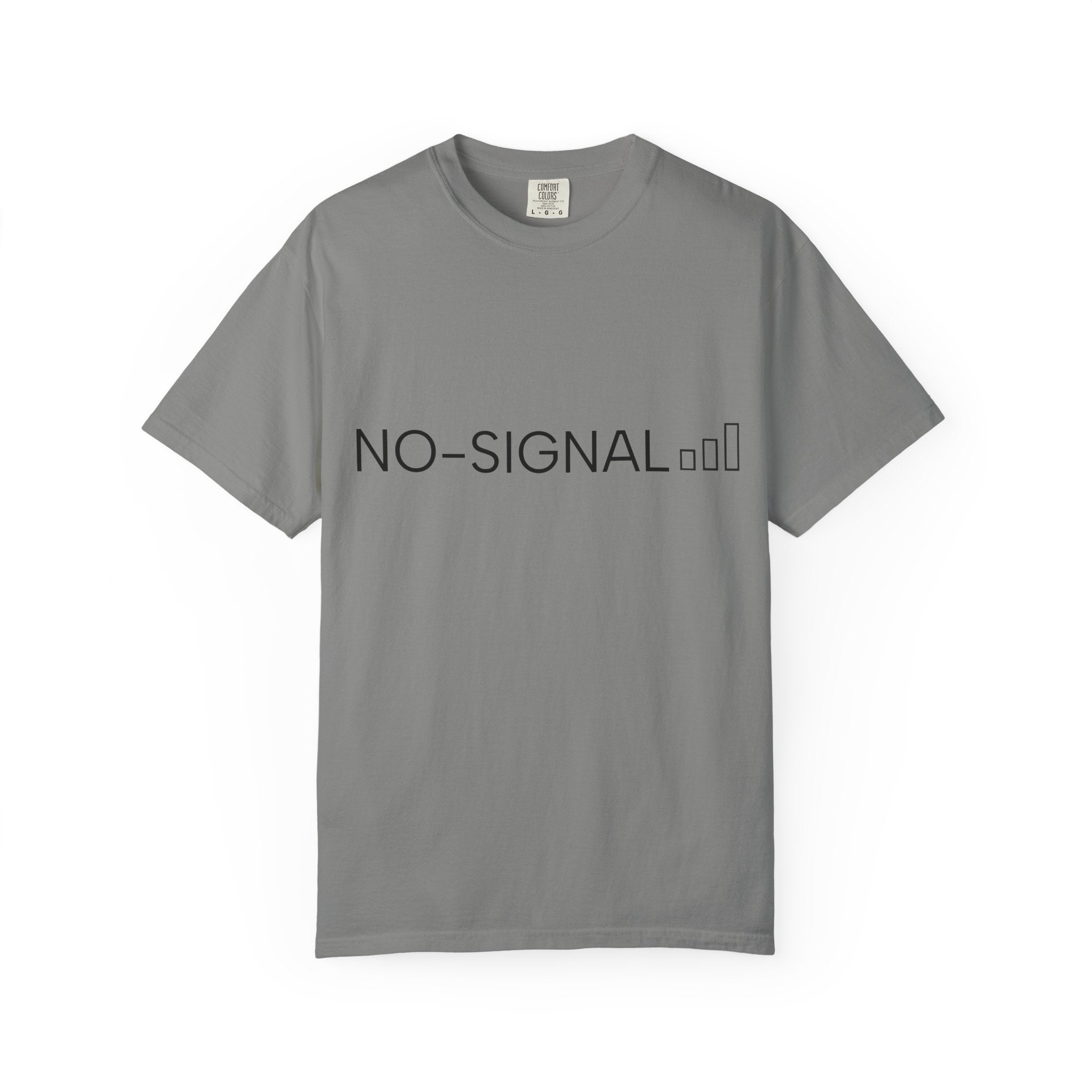 NO-SIGNAL graphic tee | Limited Edition text back T-Shirt