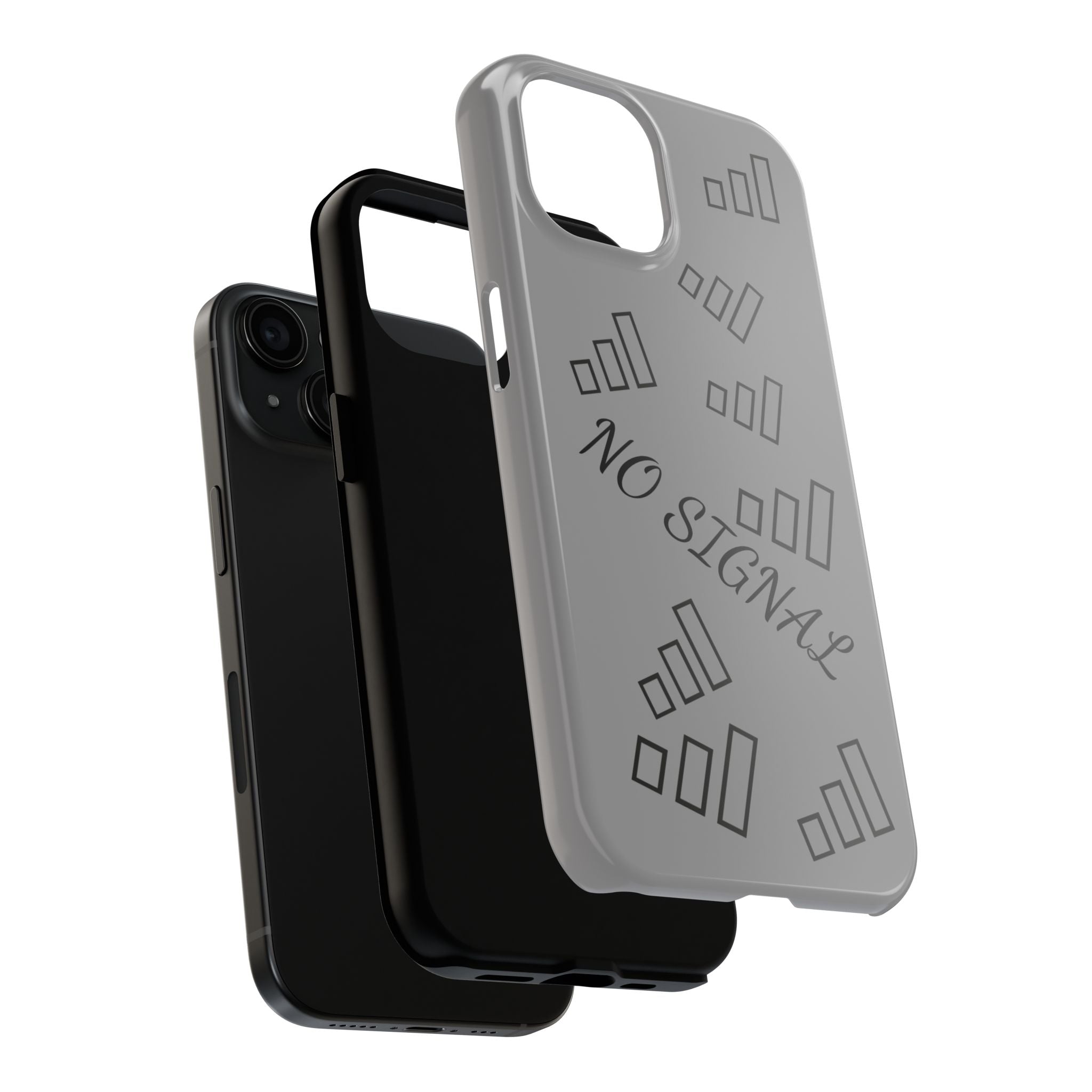 No Signal Tough Phone Case — Durable Protective Phone Case with 'No Signal' Design