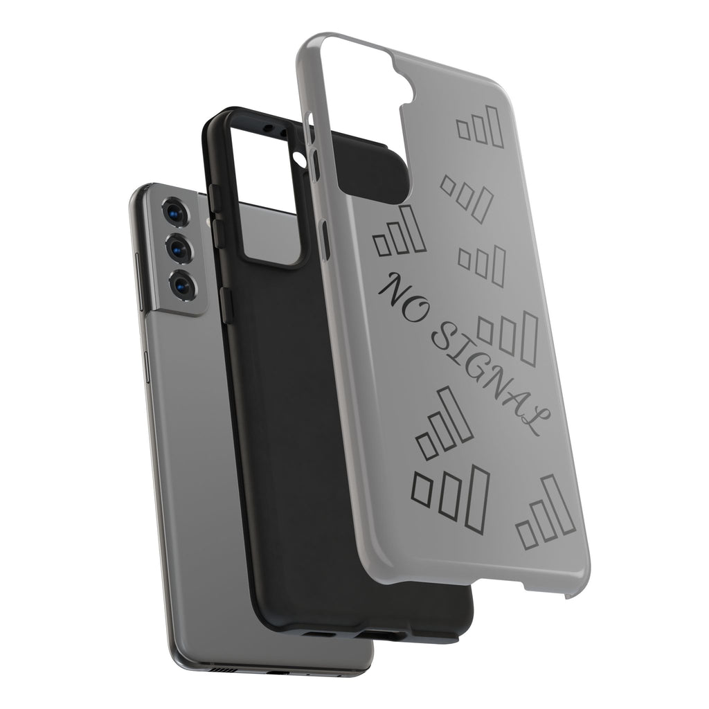 No Signal Tough Phone Case — Durable Protective Phone Case with 'No Signal' Design