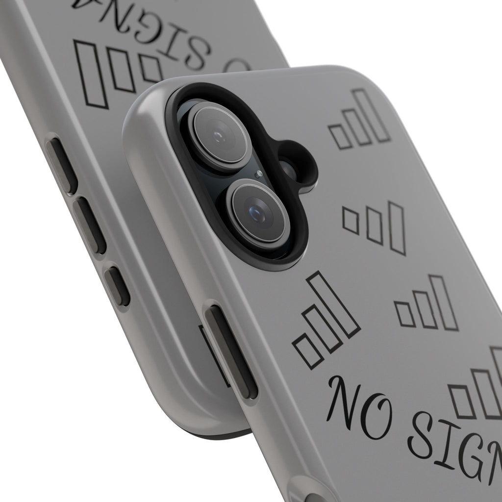 No Signal Tough Phone Case — Durable Protective Phone Case with 'No Signal' Design