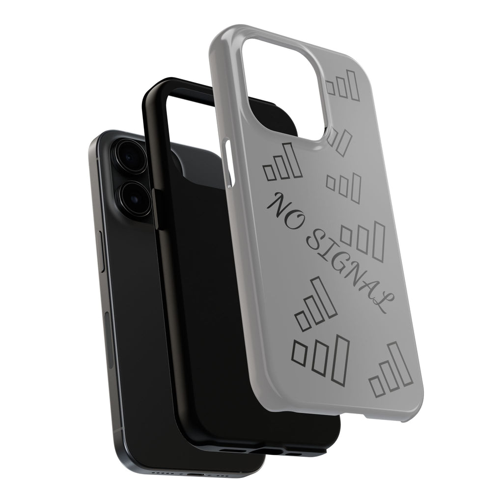 No Signal Tough Phone Case — Durable Protective Phone Case with 'No Signal' Design