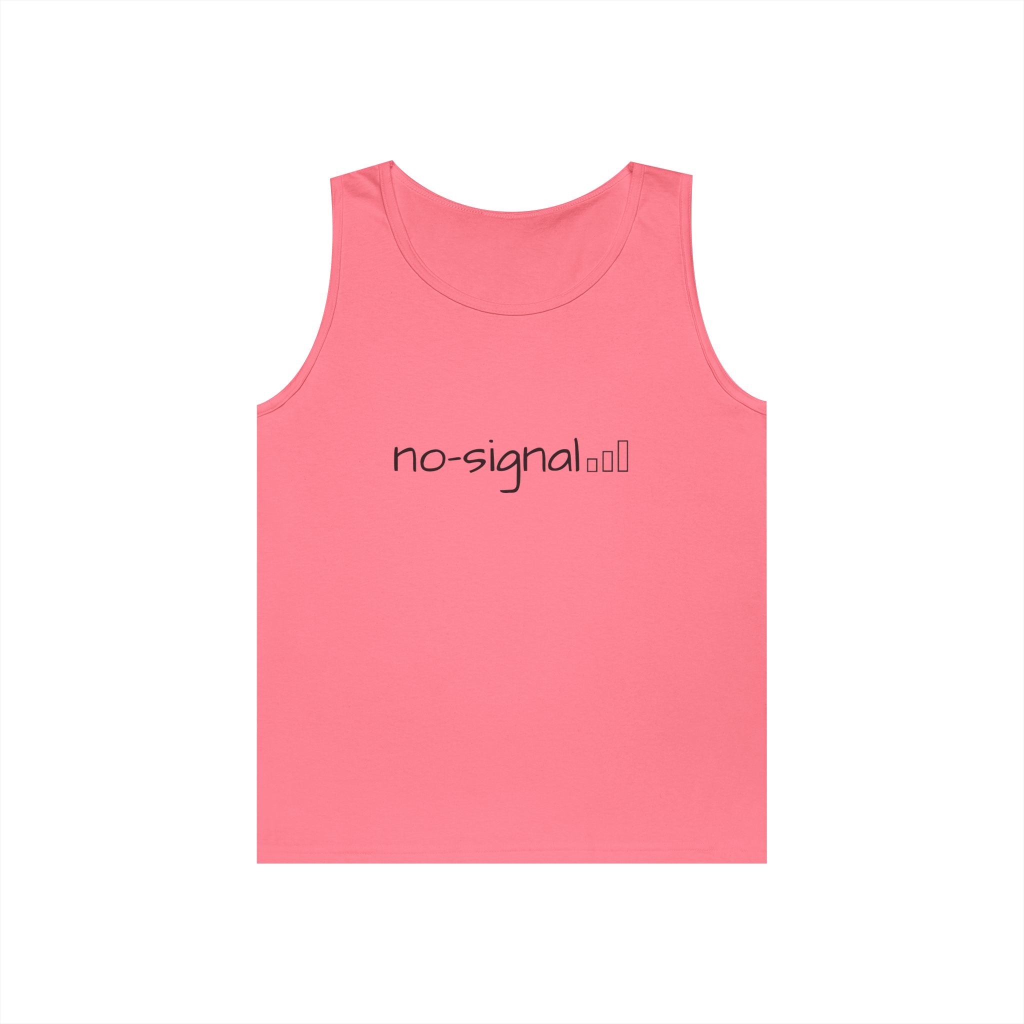 No Signal Tank Top — Minimalist 'no-signal' Graphic Tank
