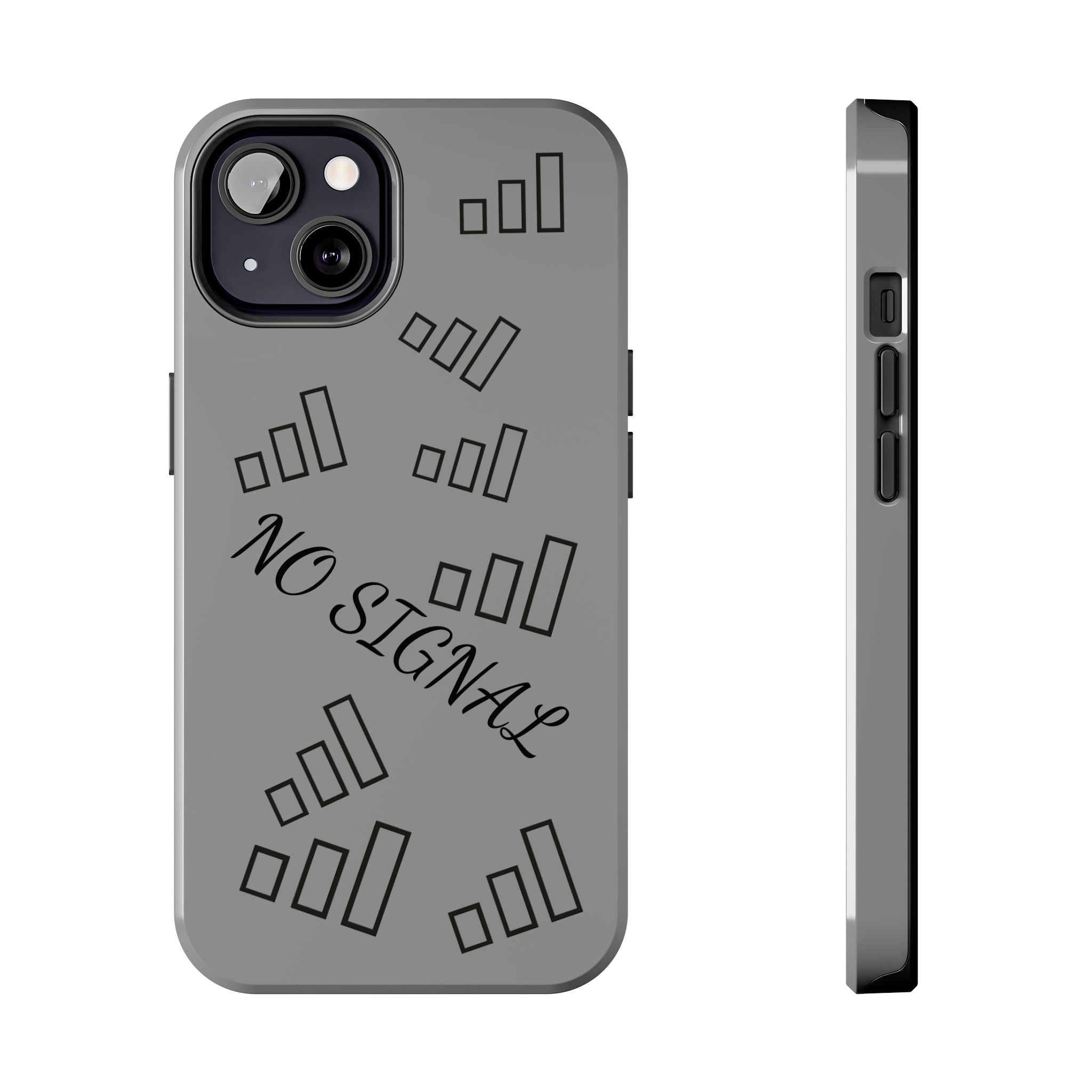 No Signal Tough Phone Case — Durable Protective Phone Case with 'No Signal' Design