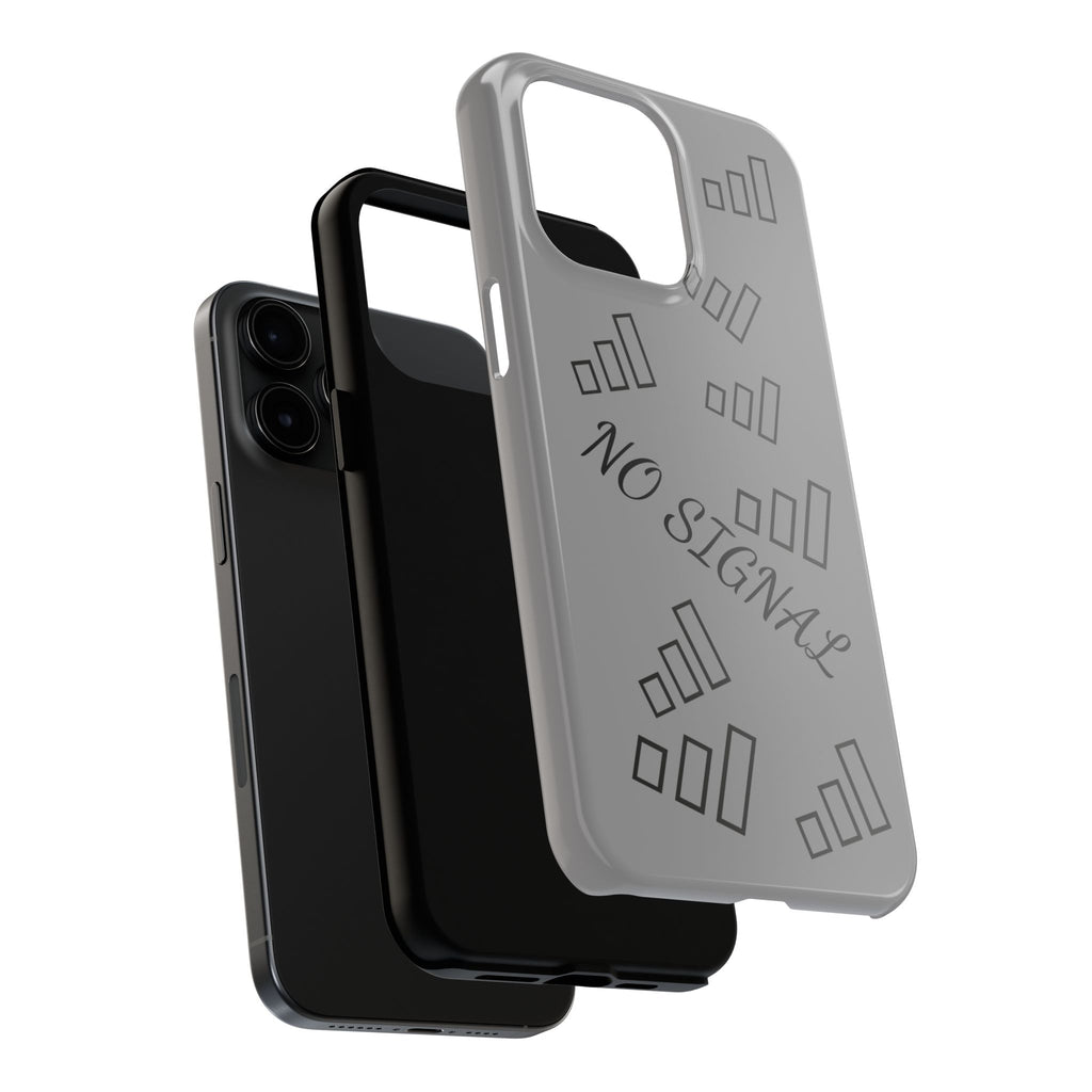 No Signal Tough Phone Case — Durable Protective Phone Case with 'No Signal' Design