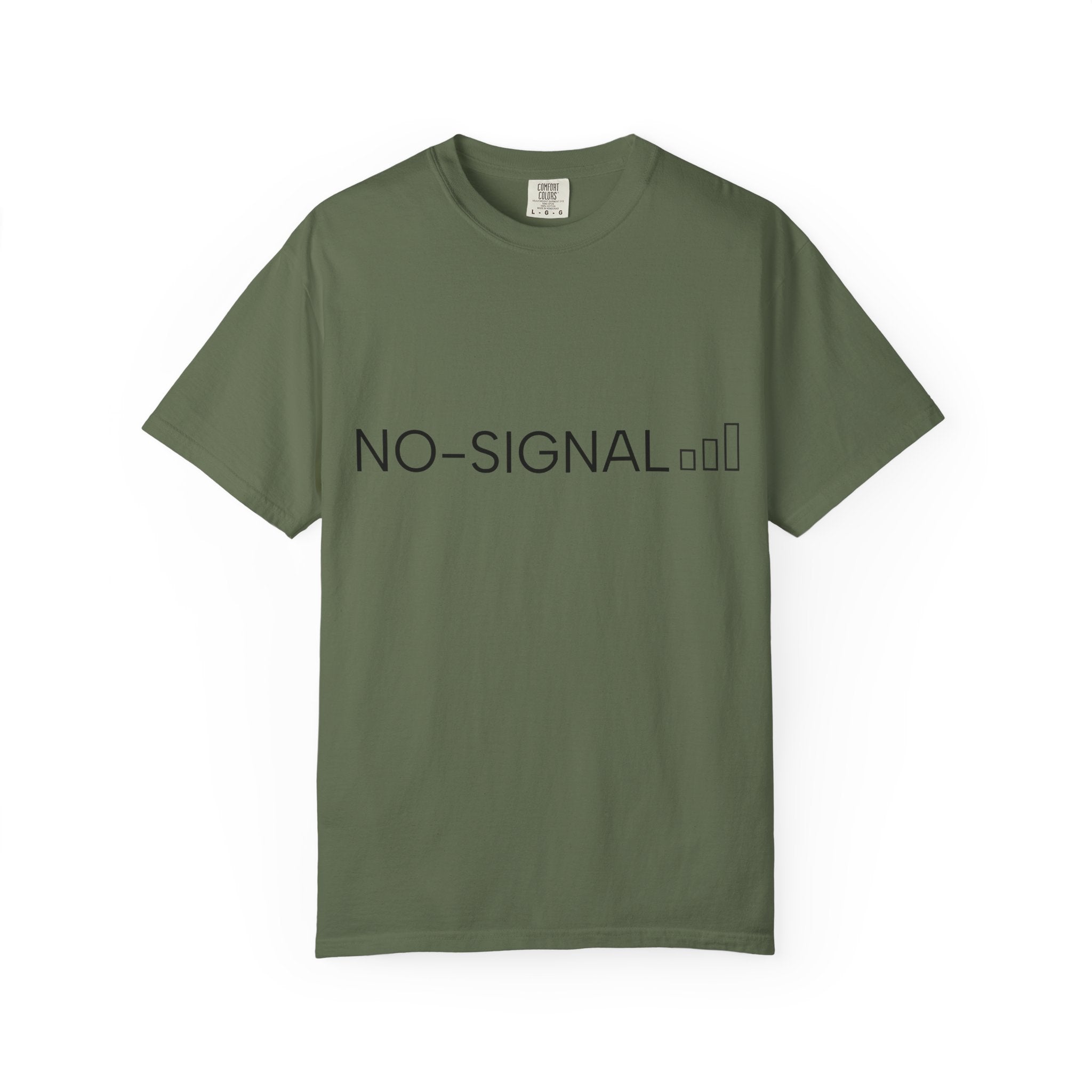 NO-SIGNAL graphic tee | Limited Edition text back T-Shirt
