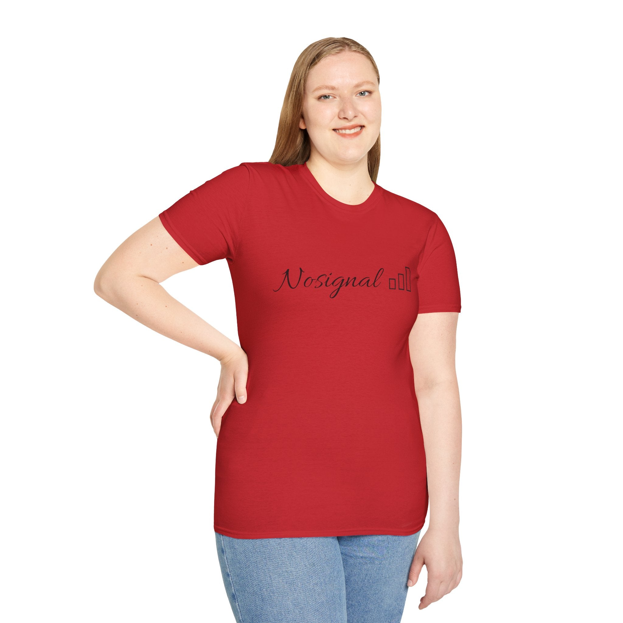 No Signal T-Shirt — Minimalist Tech Graphic Tee