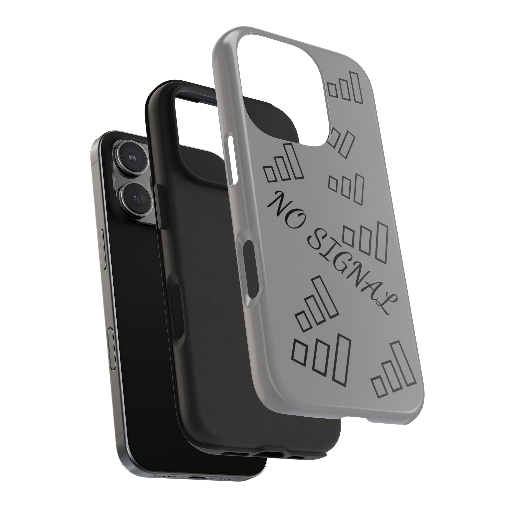 No Signal Tough Phone Case — Durable Protective Phone Case with 'No Signal' Design