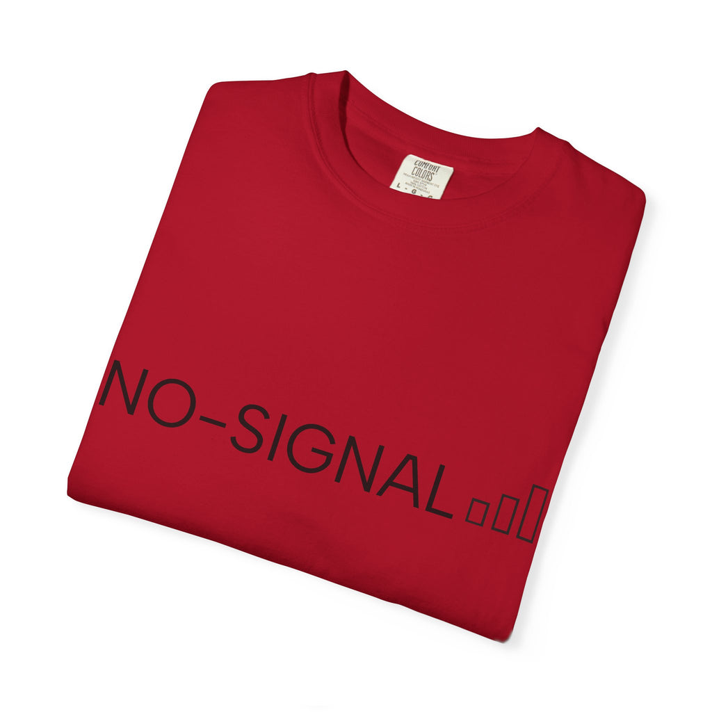 NO-SIGNAL graphic tee | Limited Edition text back T-Shirt