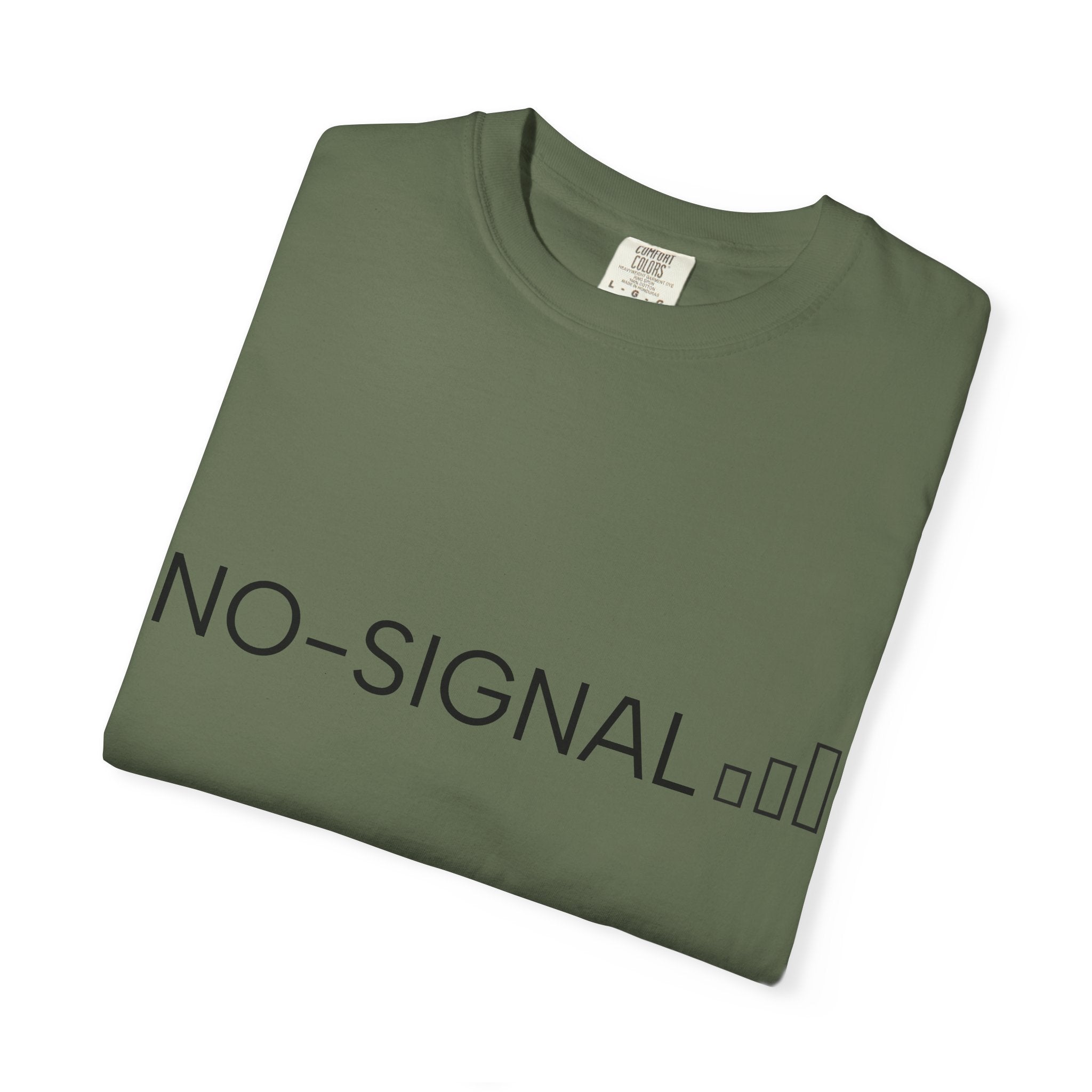 NO-SIGNAL graphic tee | Limited Edition text back T-Shirt