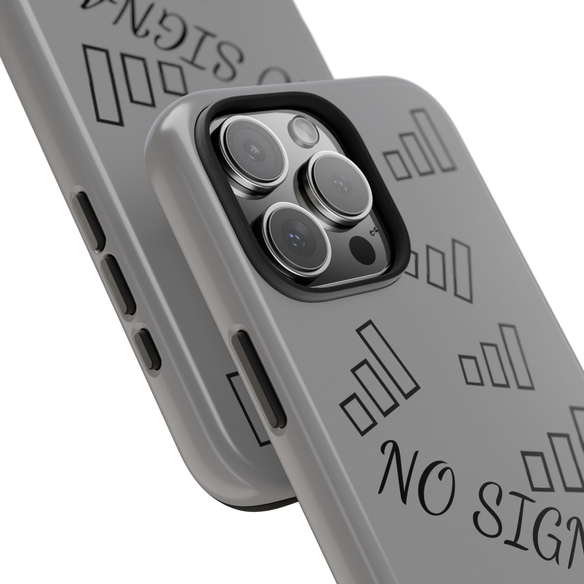 No Signal Tough Phone Case — Durable Protective Phone Case with 'No Signal' Design