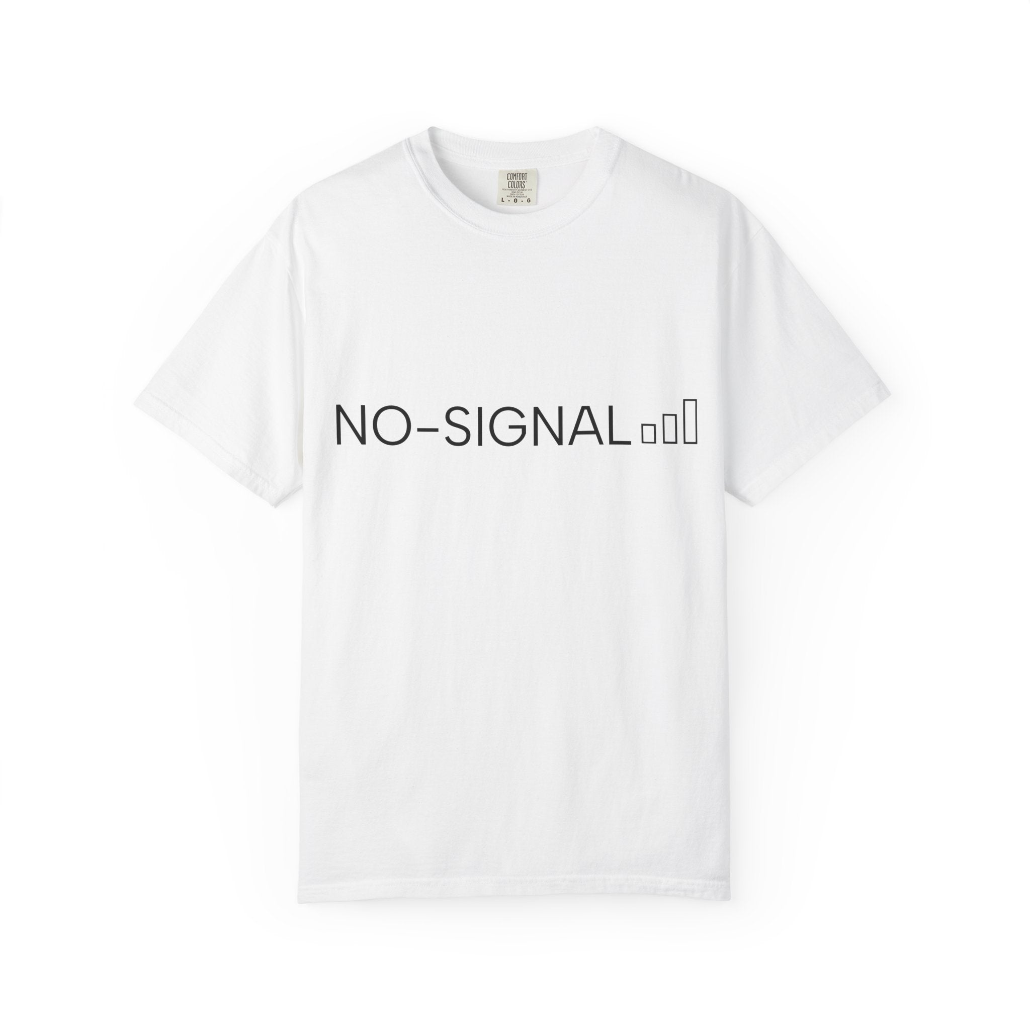 NO-SIGNAL graphic tee | Limited Edition text back T-Shirt