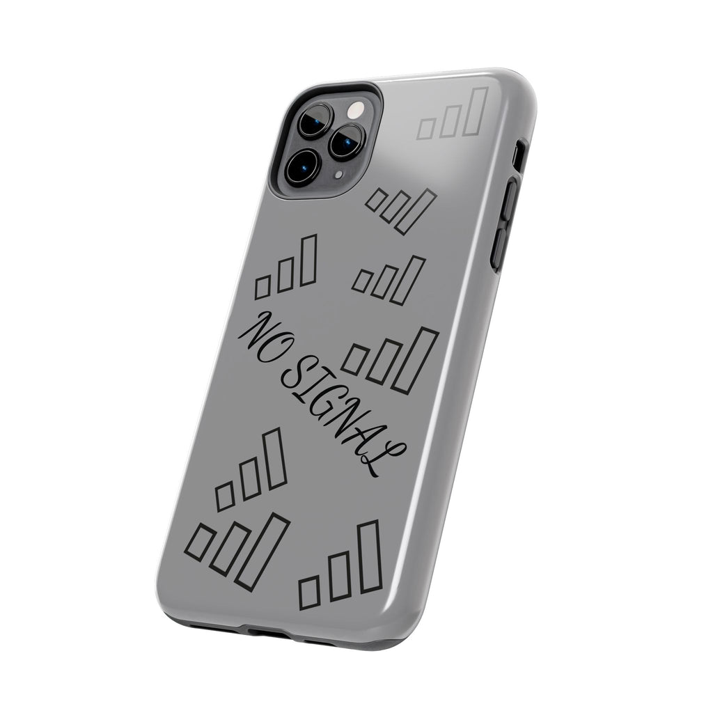 No Signal Tough Phone Case — Durable Protective Phone Case with 'No Signal' Design