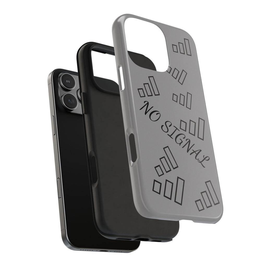 No Signal Tough Phone Case — Durable Protective Phone Case with 'No Signal' Design