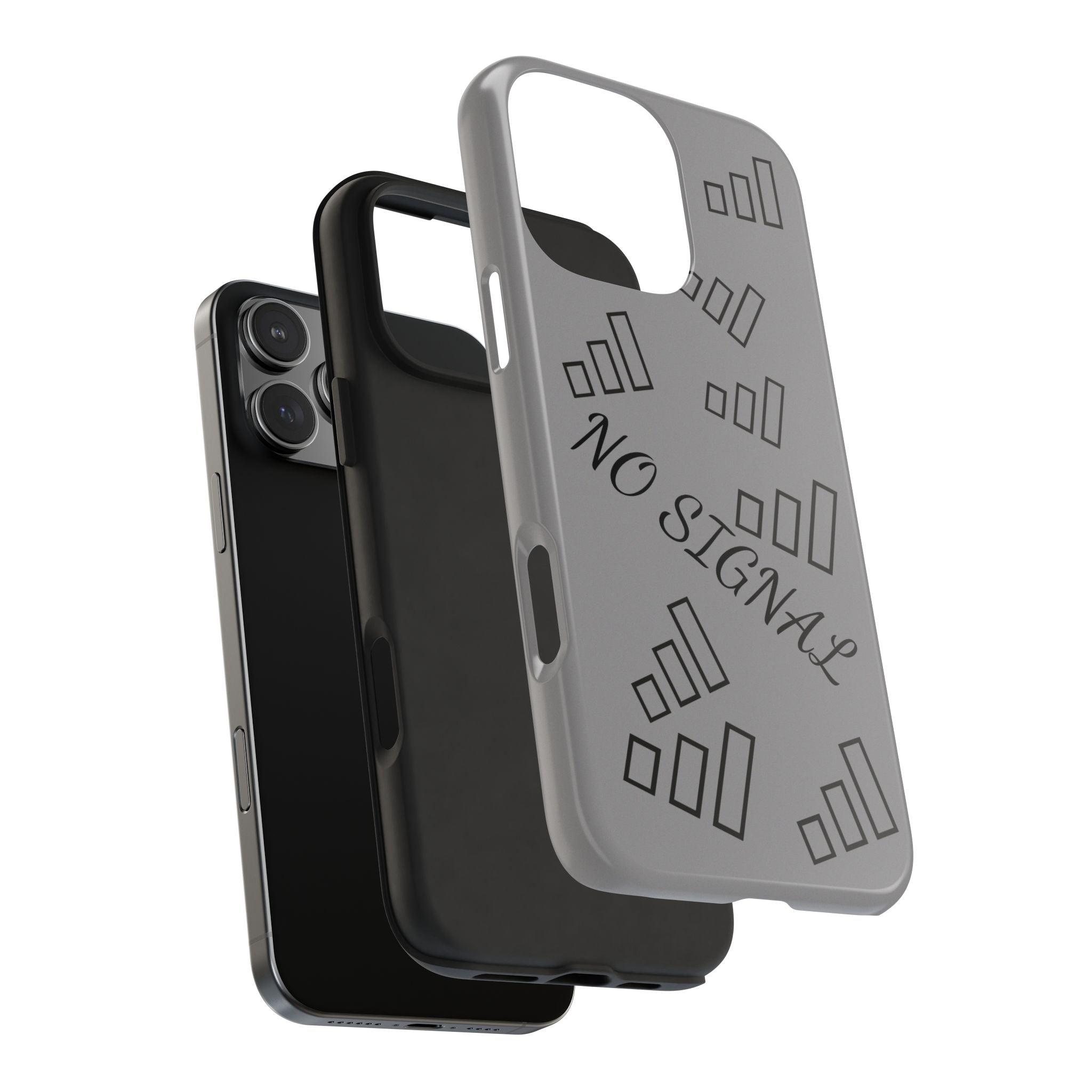 No Signal Tough Phone Case — Durable Protective Phone Case with 'No Signal' Design