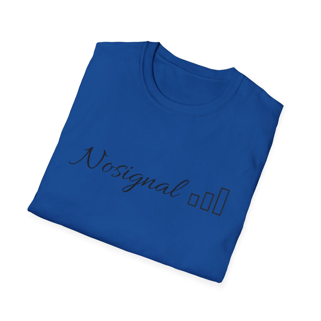 No Signal T-Shirt — Minimalist Tech Graphic Tee