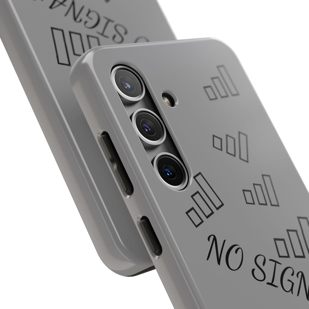 No Signal Tough Phone Case — Durable Protective Phone Case with 'No Signal' Design