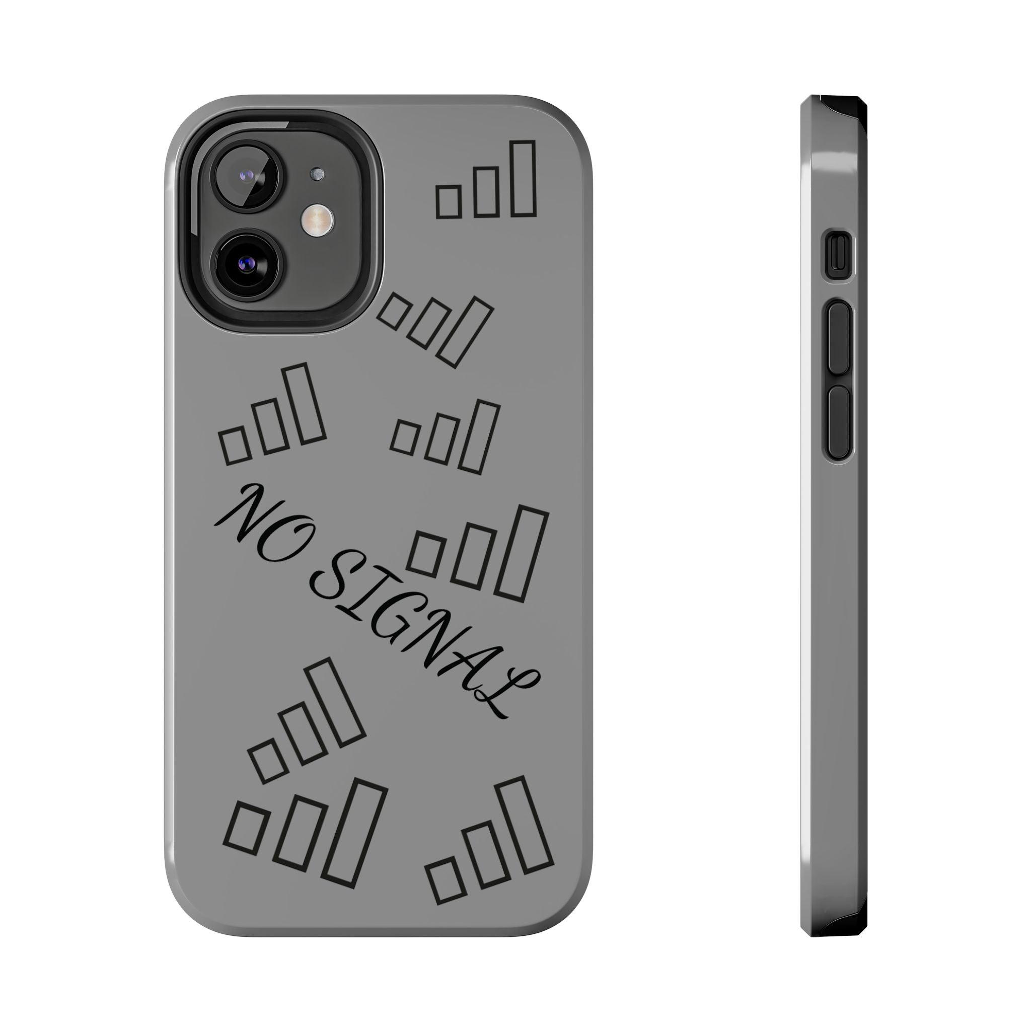 No Signal Tough Phone Case — Durable Protective Phone Case with 'No Signal' Design