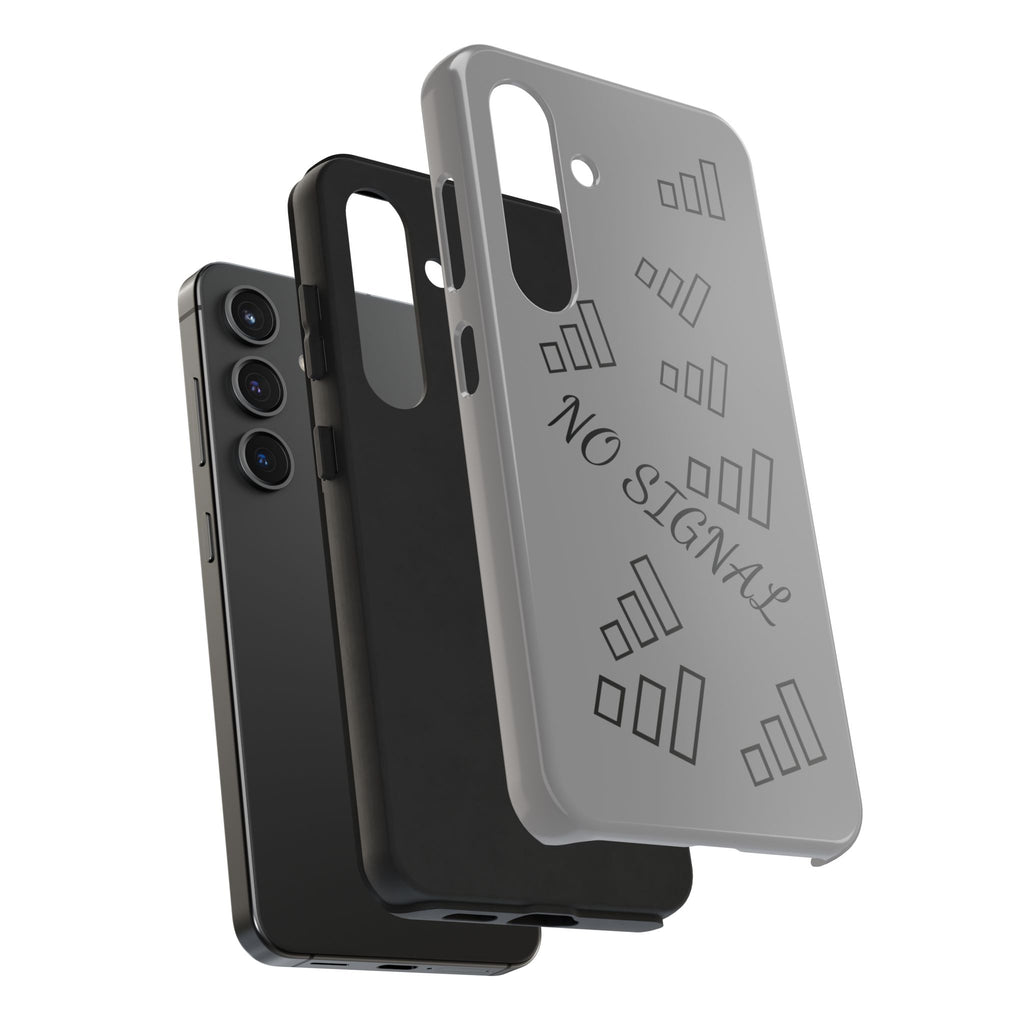 No Signal Tough Phone Case — Durable Protective Phone Case with 'No Signal' Design
