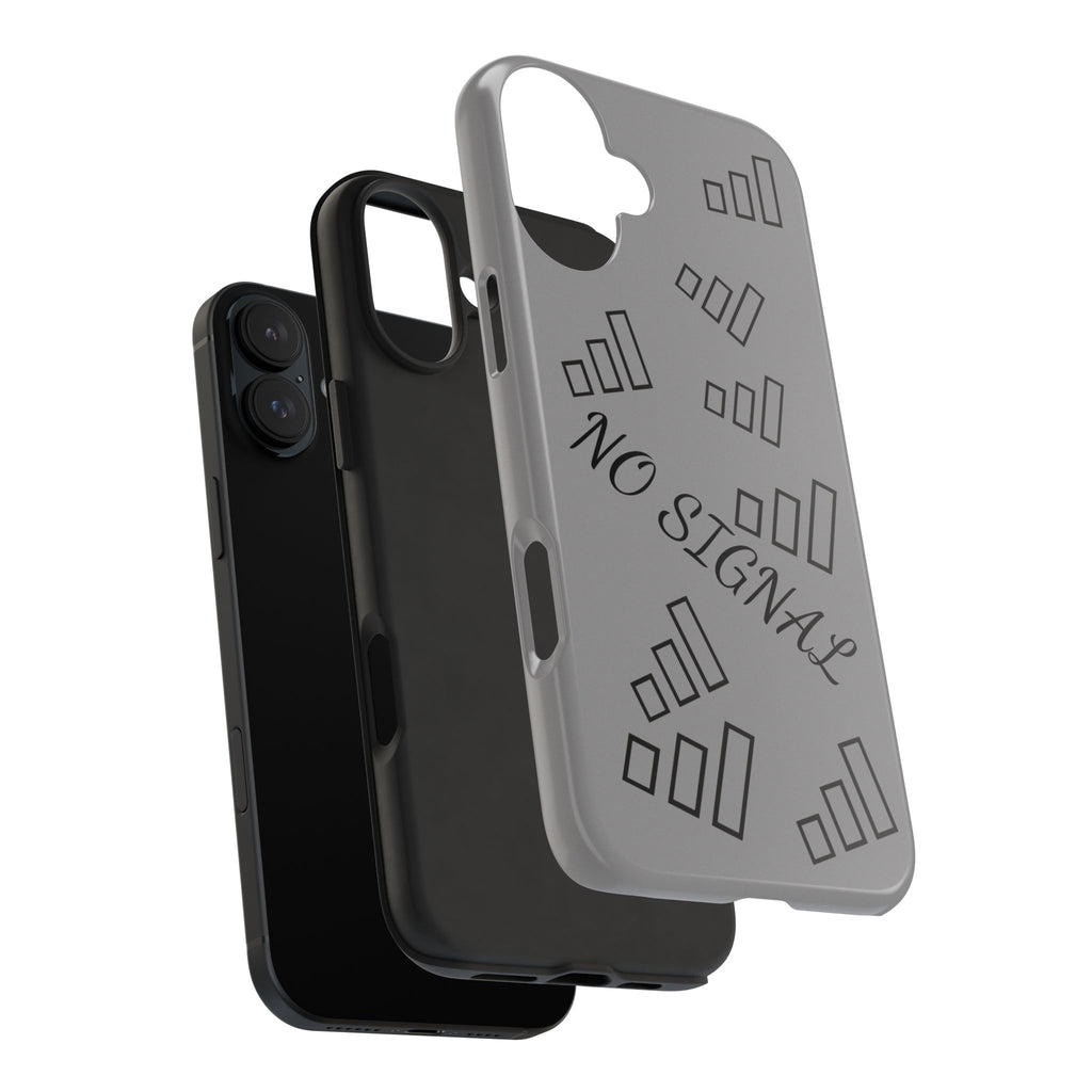 No Signal Tough Phone Case — Durable Protective Phone Case with 'No Signal' Design