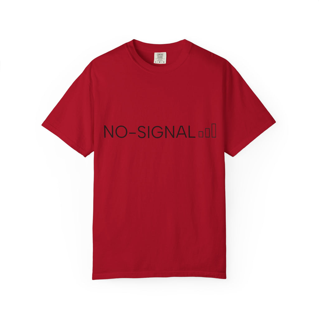 NO-SIGNAL graphic tee | Limited Edition text back T-Shirt