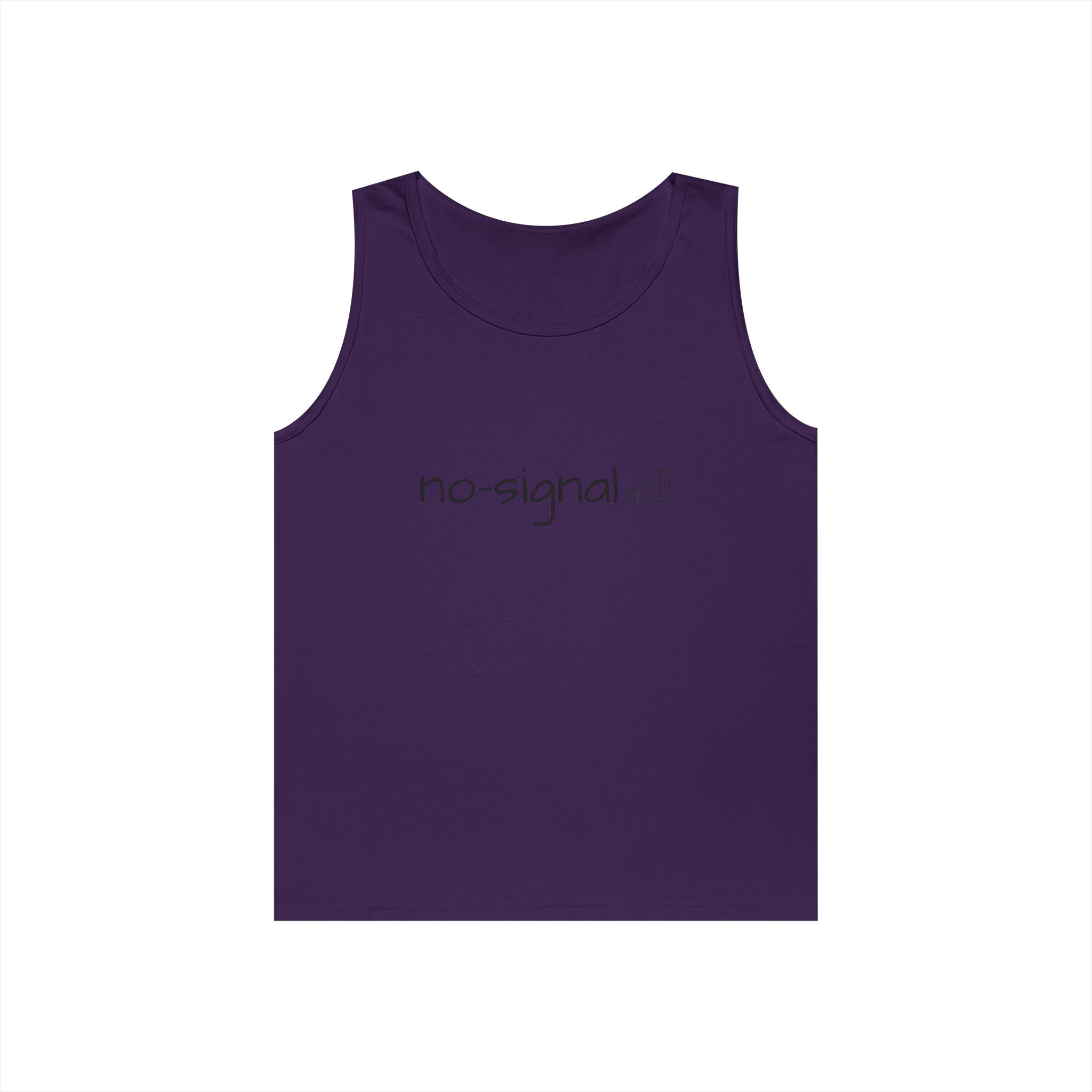No Signal Tank Top — Minimalist 'no-signal' Graphic Tank