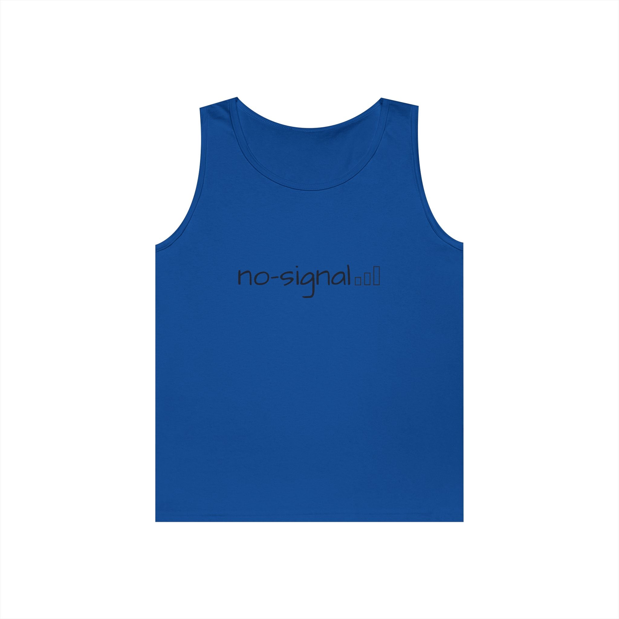 No Signal Tank Top — Minimalist 'no-signal' Graphic Tank