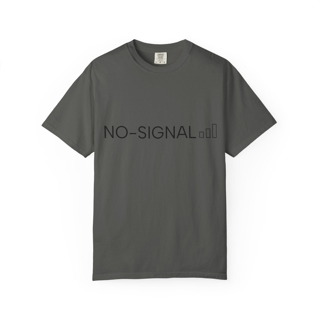 NO-SIGNAL graphic tee | Limited Edition text back T-Shirt