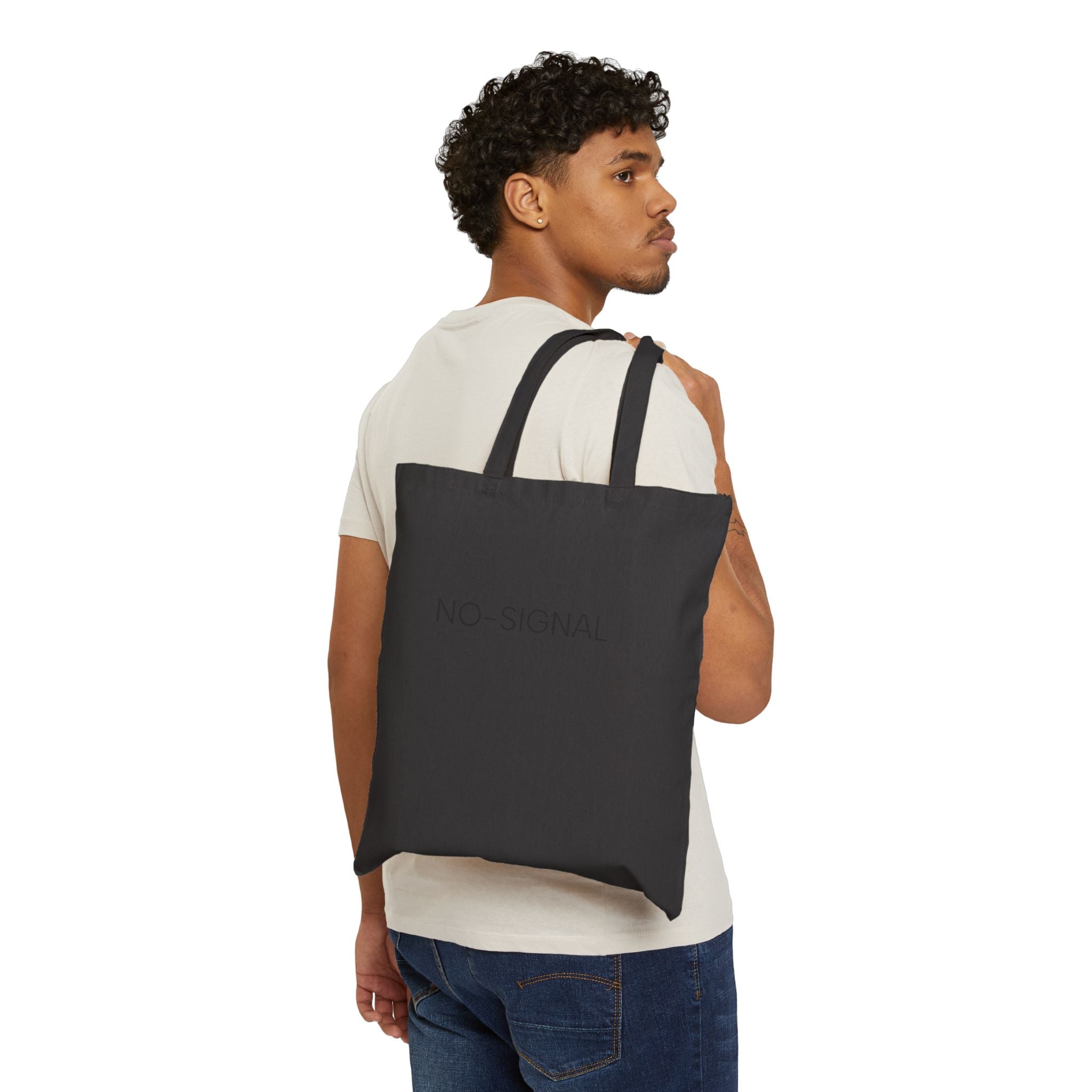 NoSignal Cotton Canvas Tote Bag