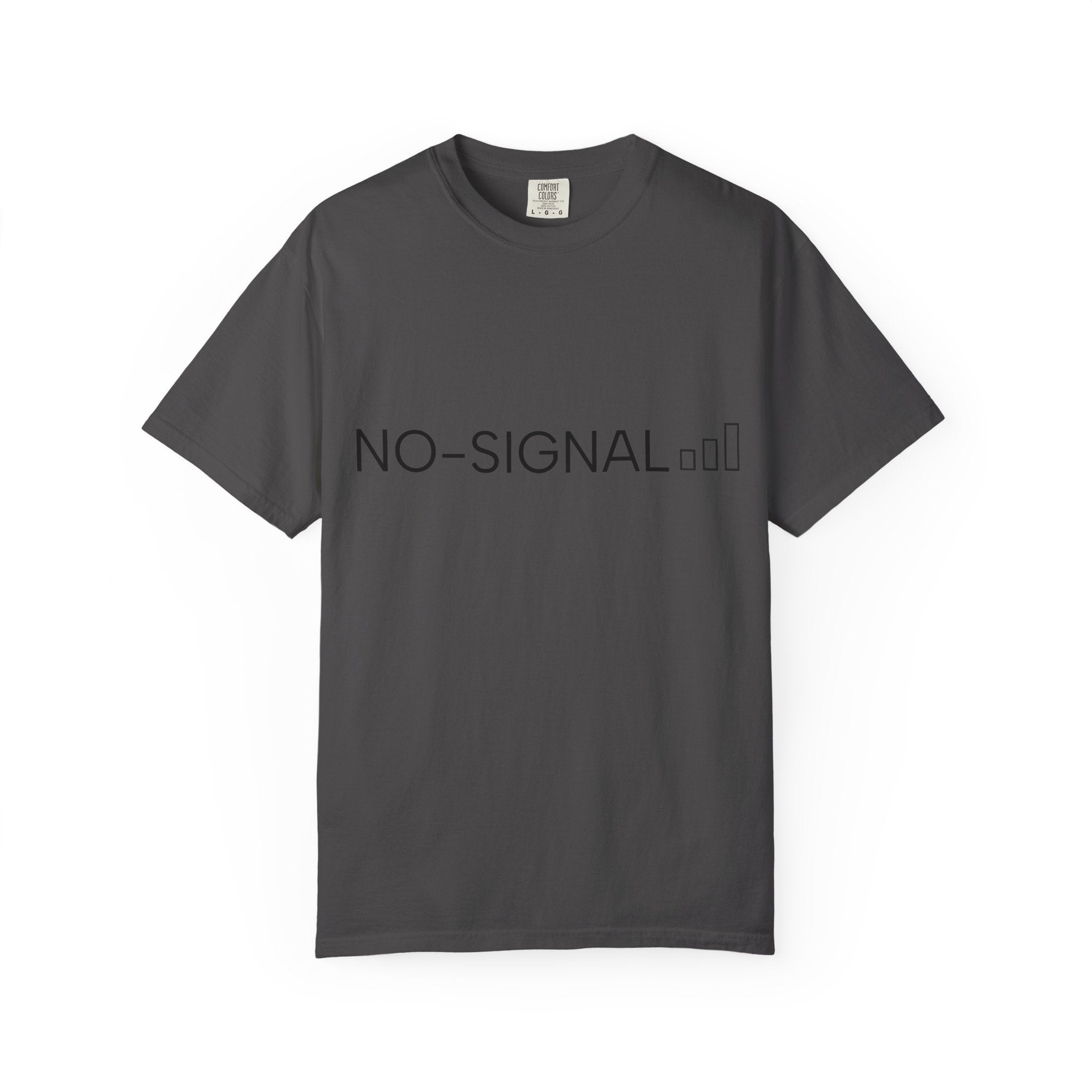 NO-SIGNAL graphic tee | Limited Edition text back T-Shirt